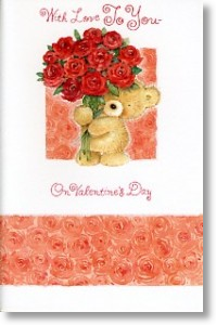 Bunch of Roses, Cute Valentine's Day Card