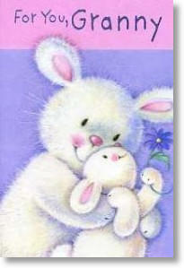 Cuddle Bunnies, Cute Granny Mother's Day Card