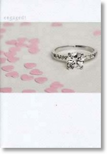 Diamond Ring, Engagement Card