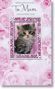 Cute Kitten, Mother's Day Card