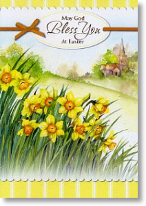 Cluster of Daffodils, Easter Card