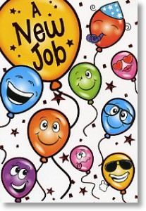 Bright Balloons, New Job Card