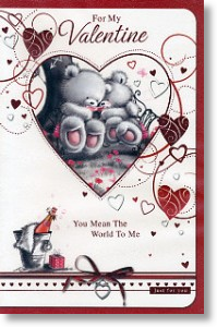 Pink Champagne, Cute Valentine's Day Card