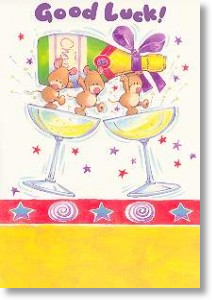 Champers, Good Luck Card