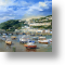 Low Tide at Looe, Scenic Blank Card