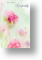 Pink Flowers, Floral Sympathy Card